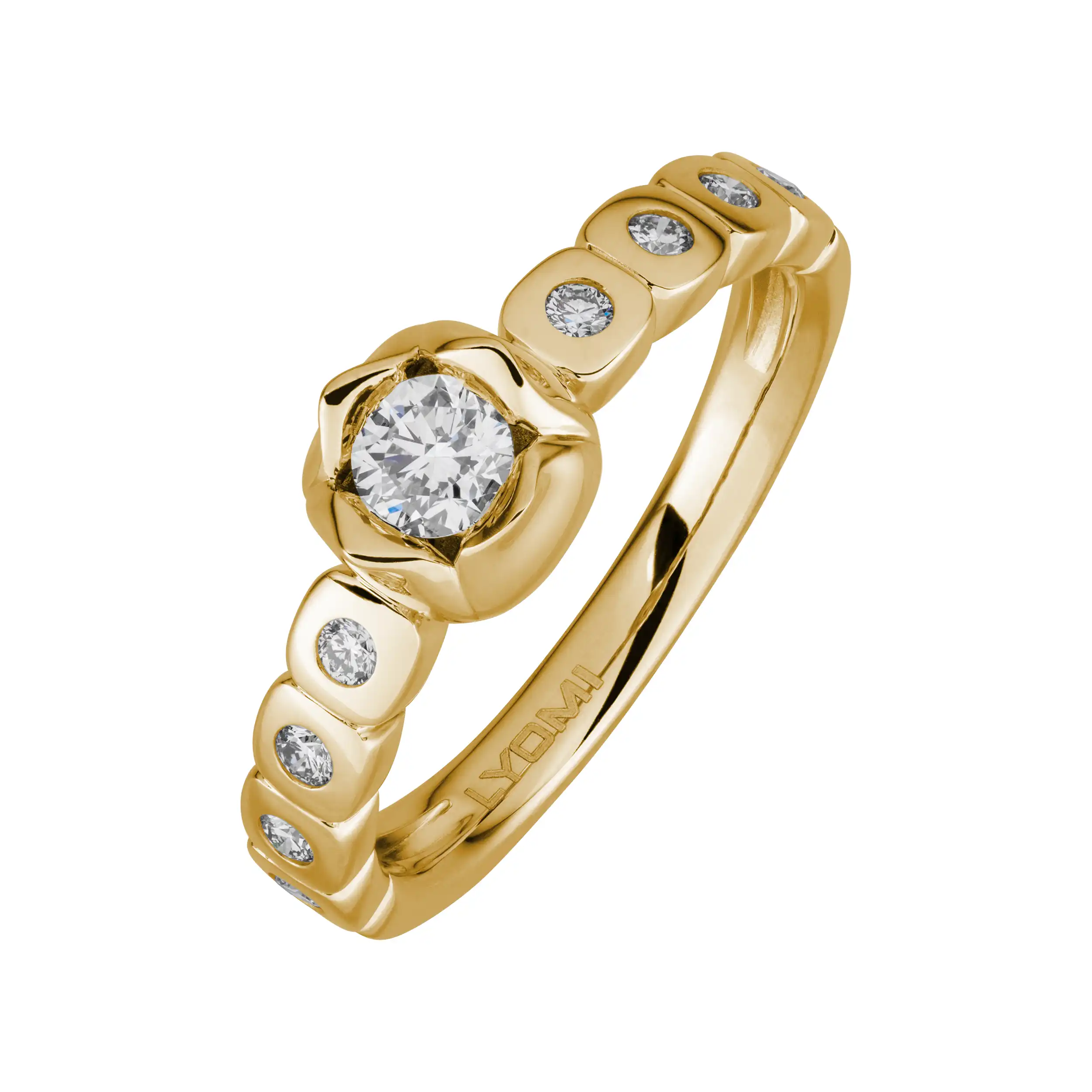 Gold Ring Diamant 0,41ct Zehra - Floral