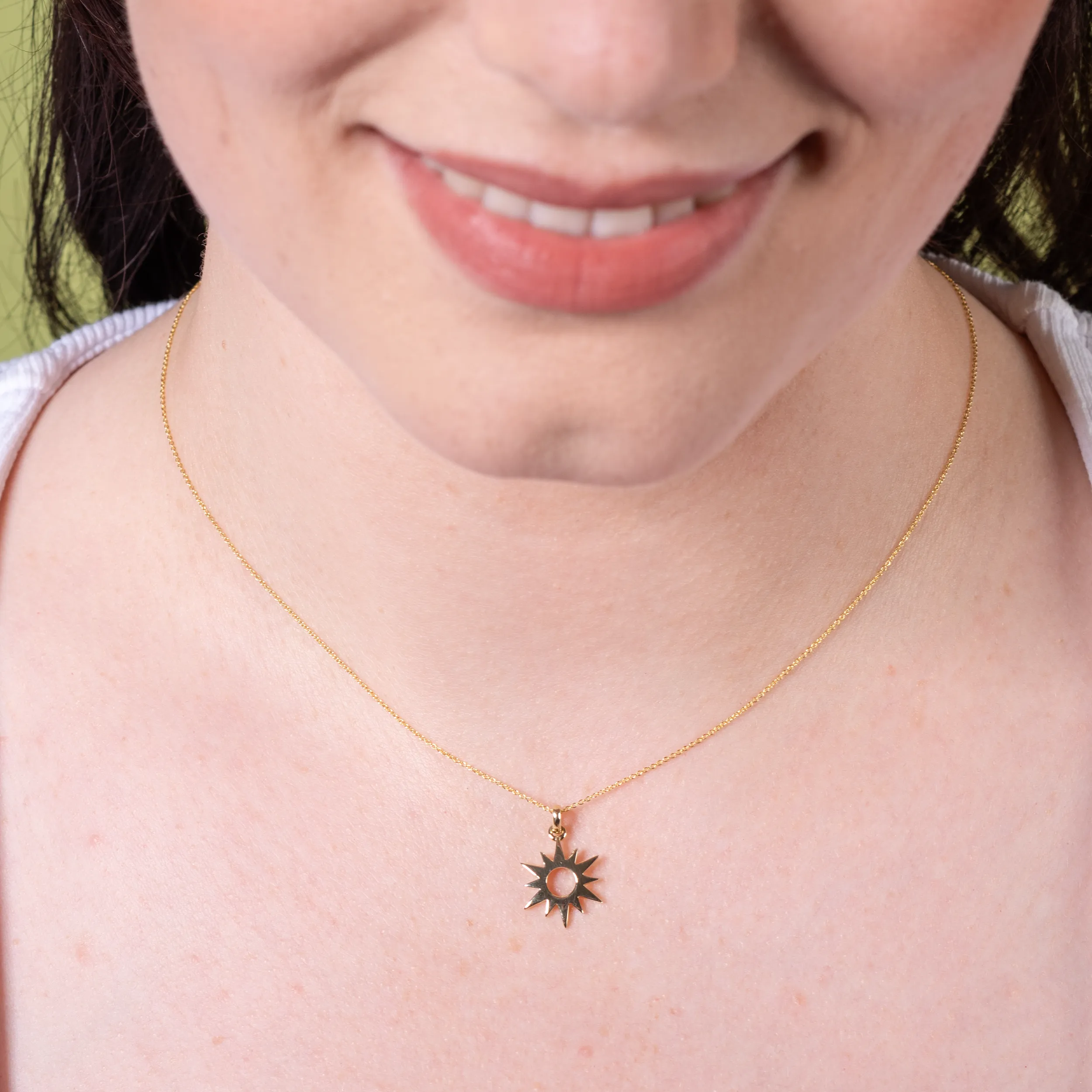 Gold Anhänger Sonne - Symbole