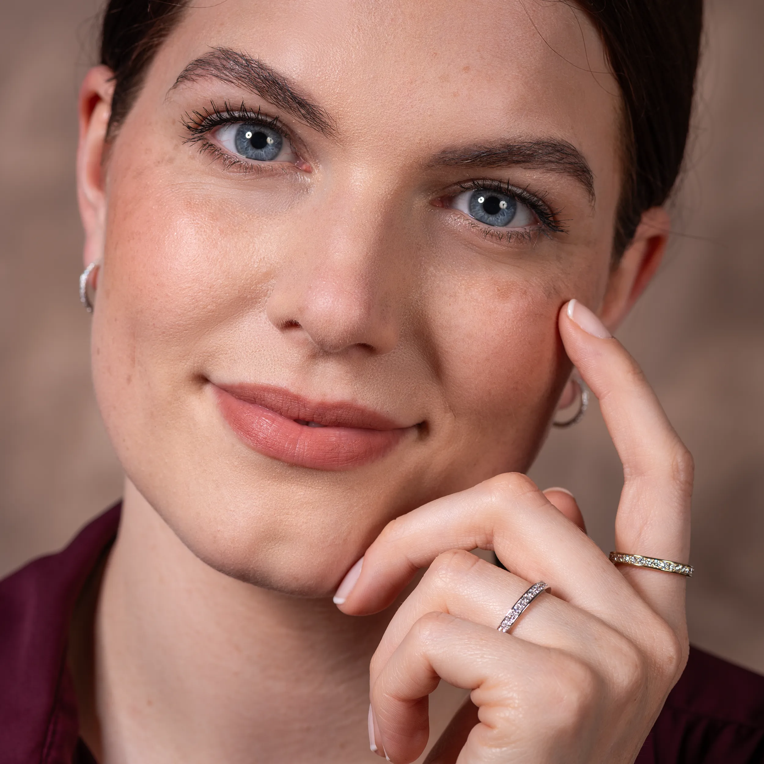 Gold Ring Diamant Memoire  - Klassiker