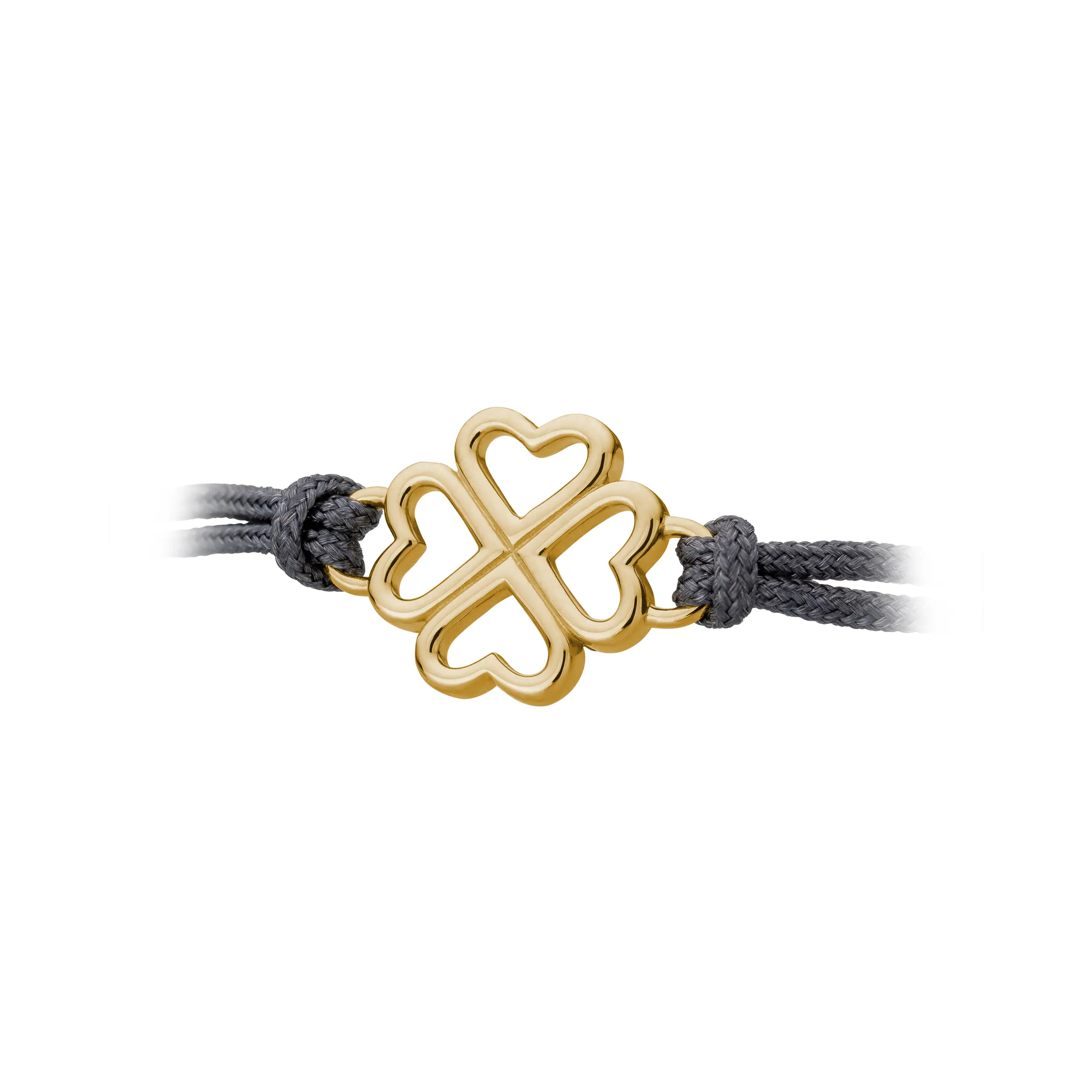 Gold Armband Kleeblatt Silhouette-Symbole