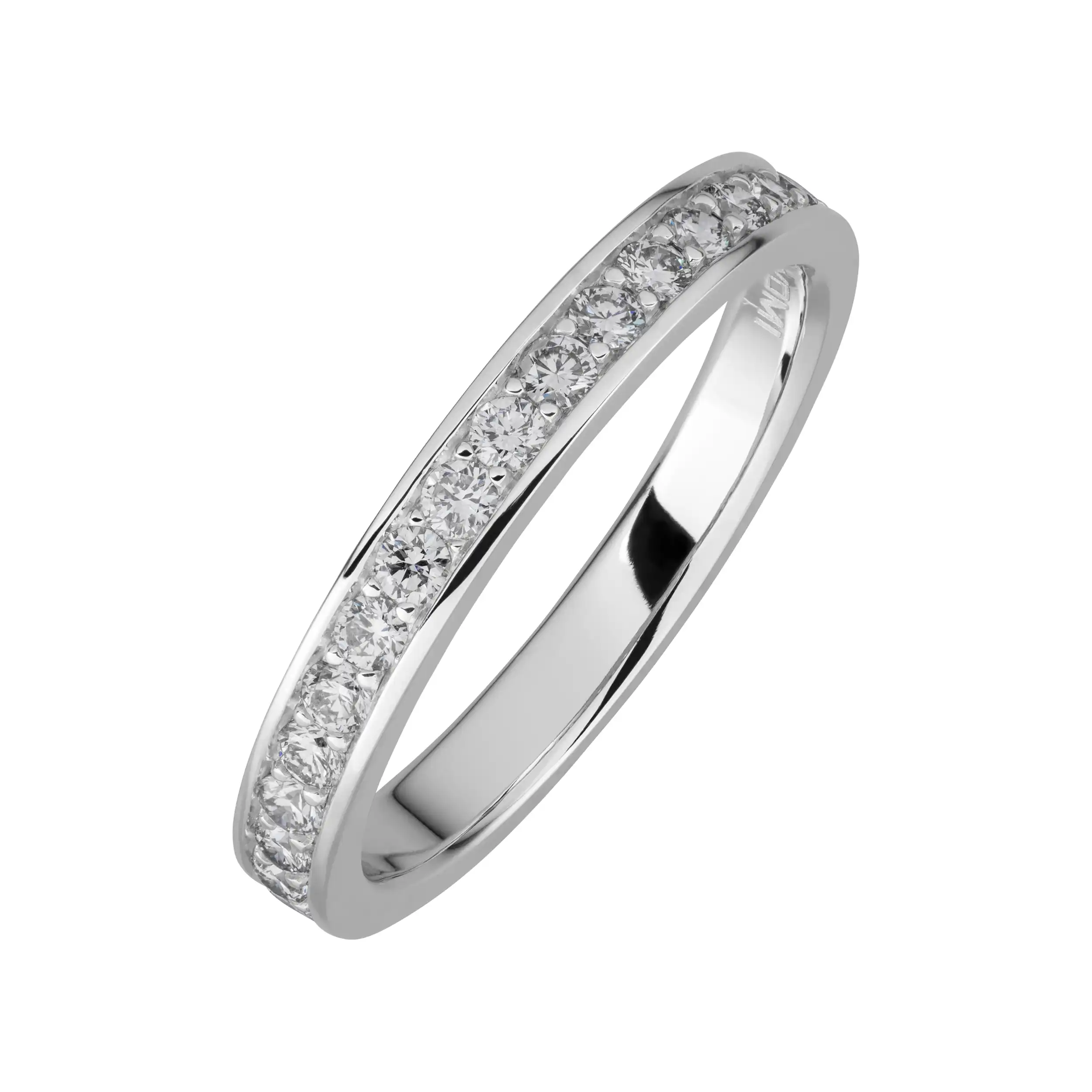 Gold Ring Diamant 0,43ct Memoire  - Klassiker
