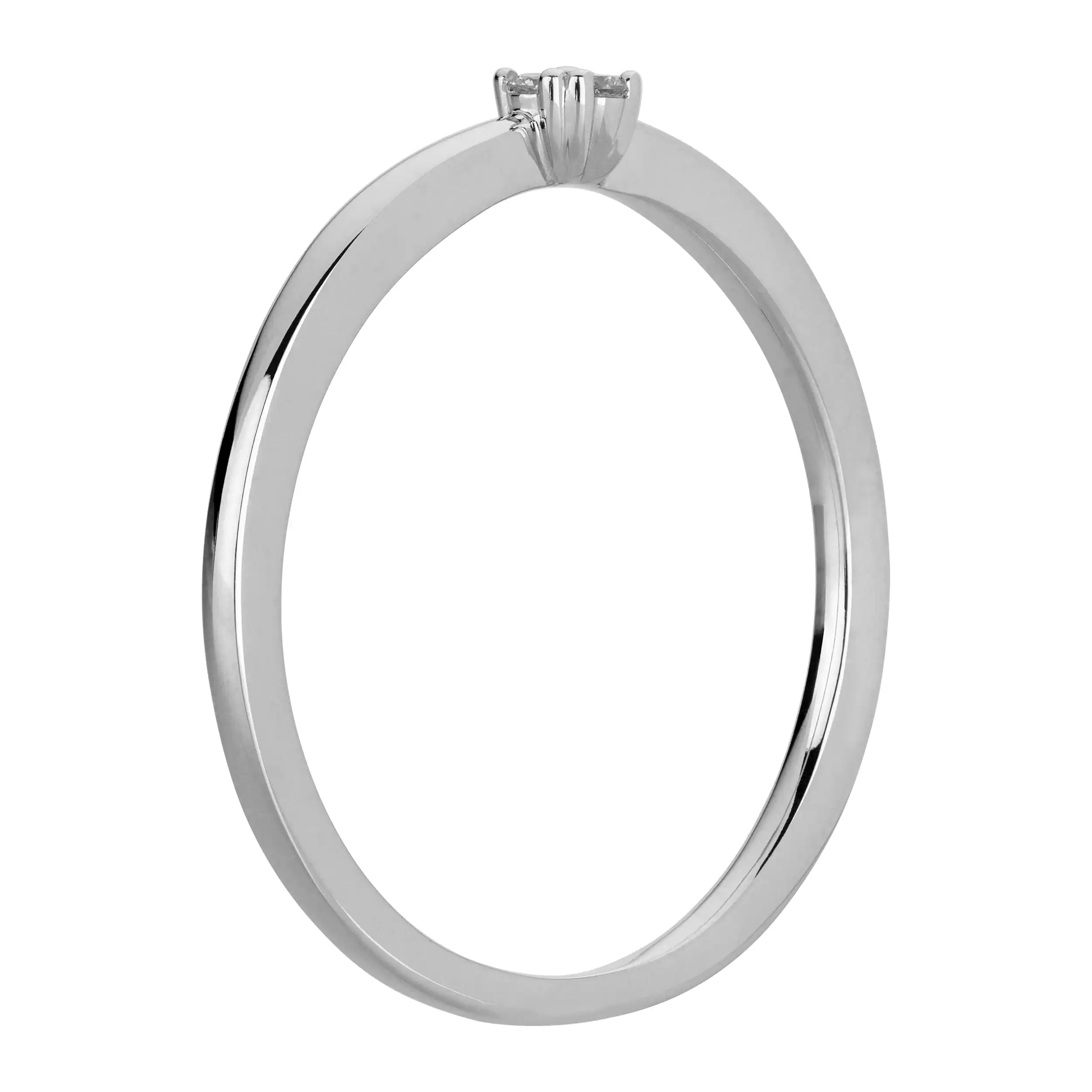 Gold Ring Diamant 0,045ct Little Flower - Klassiker