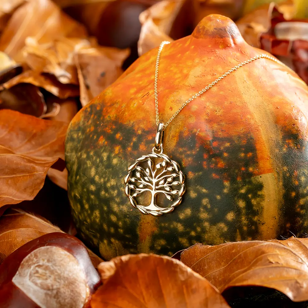 Lebensbaum Anhänger Herbst