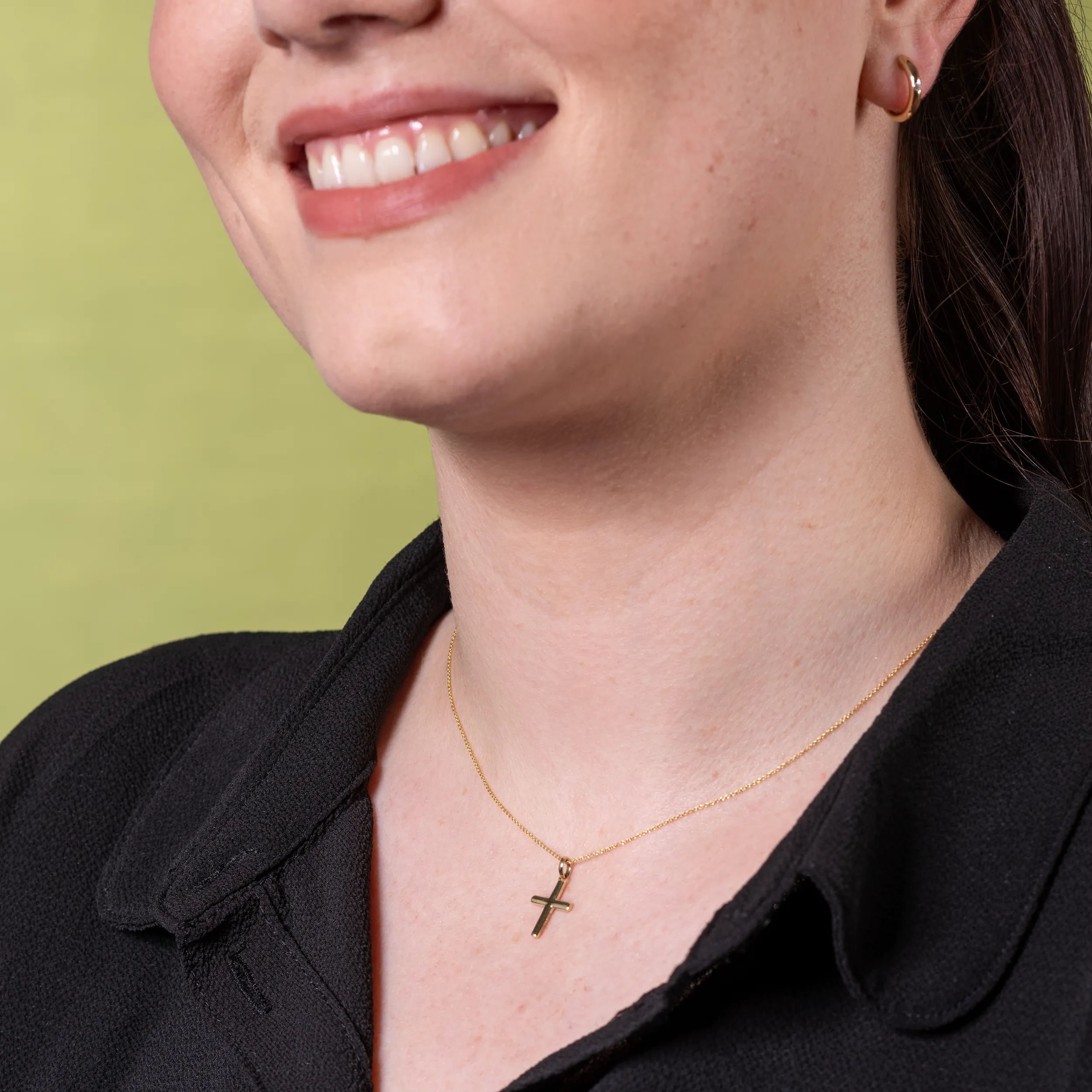 Gold Anhänger Kreuz - Symbole