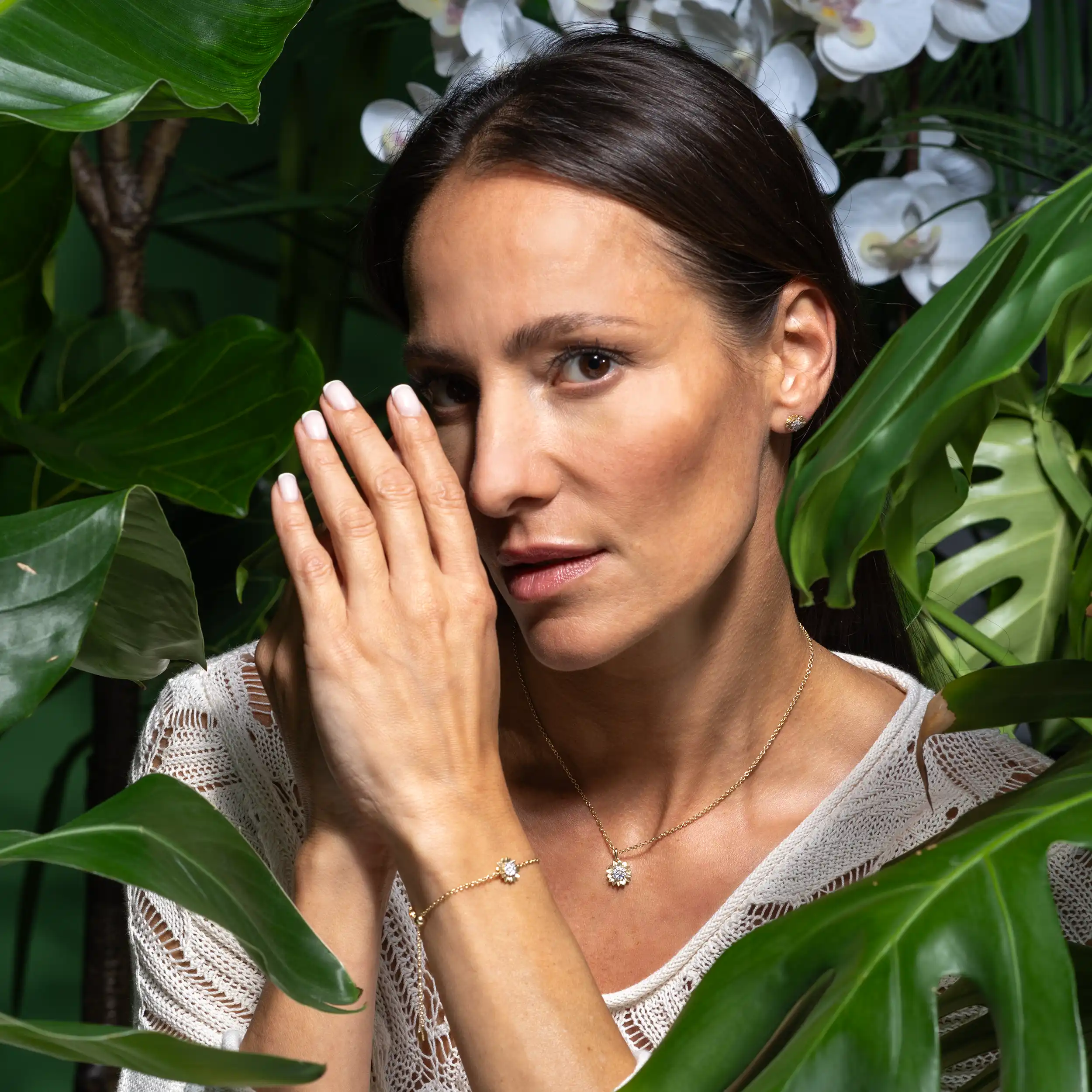 Gold Diamant Sonnenblume - Floral