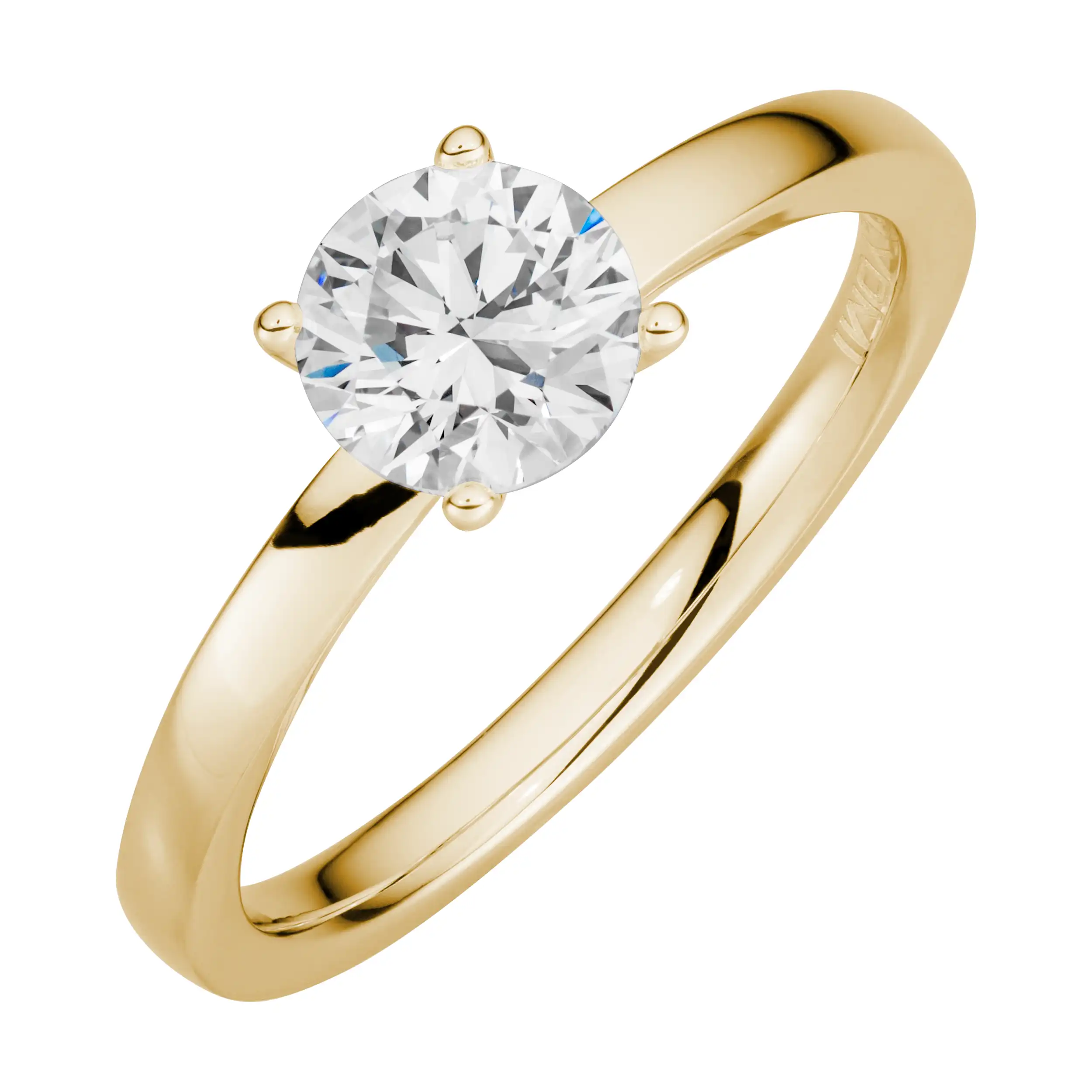 Gold Ring Diamant 1.0ct 4er Krappenfassung - Solitär