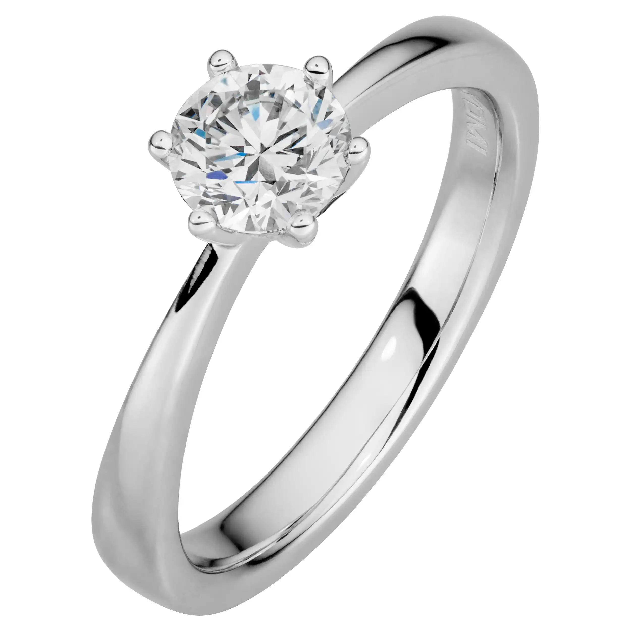 Gold Ring Diamant 0.75ct 6er Krappenfassung Solitär - Klassiker