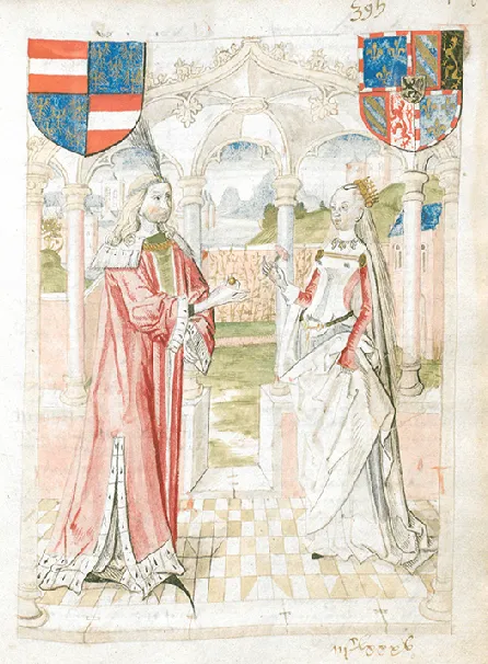 Erzherzog Maximilian von Österreich & seine Verlobte Maria von Burgund