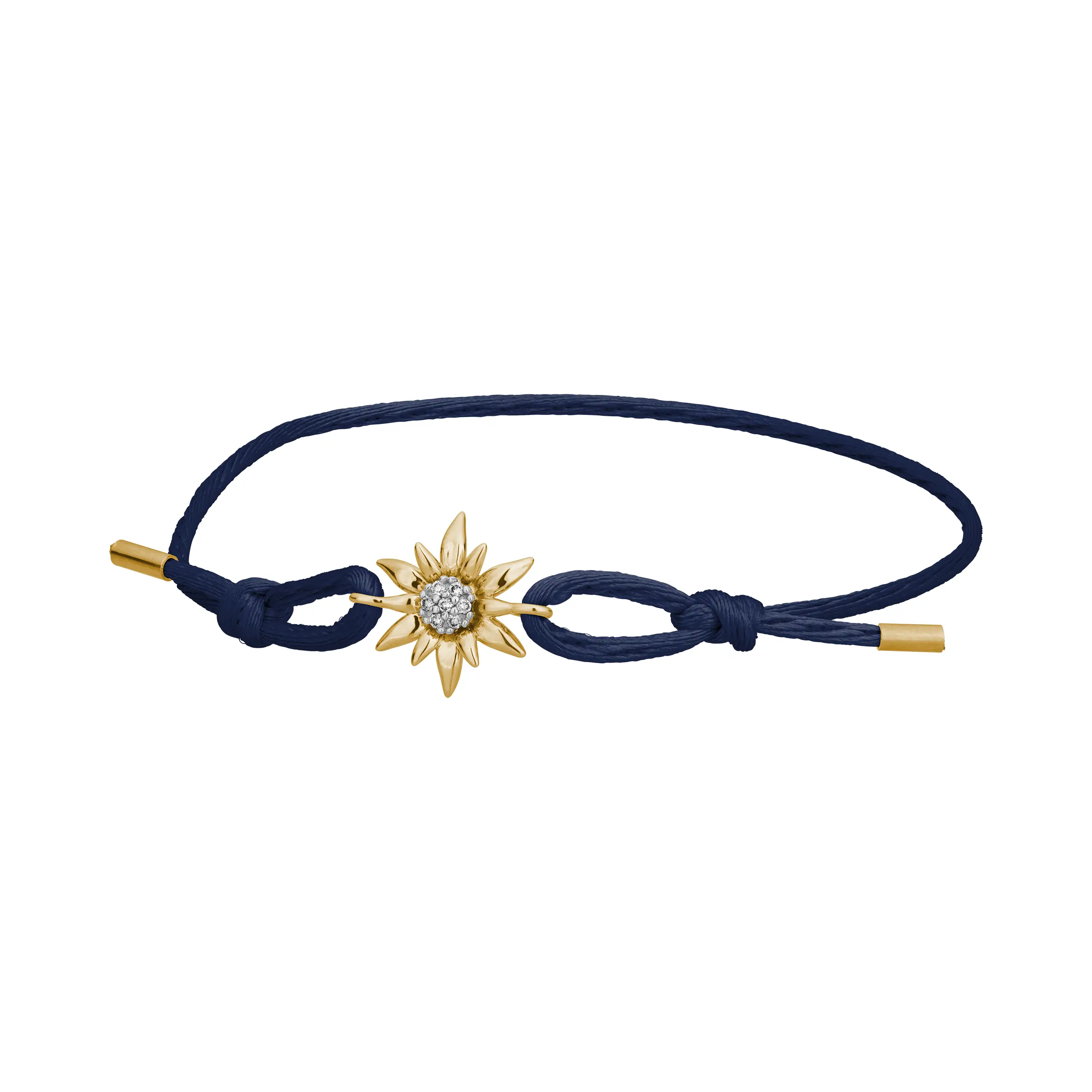 Gold Brezel Diamant Armband