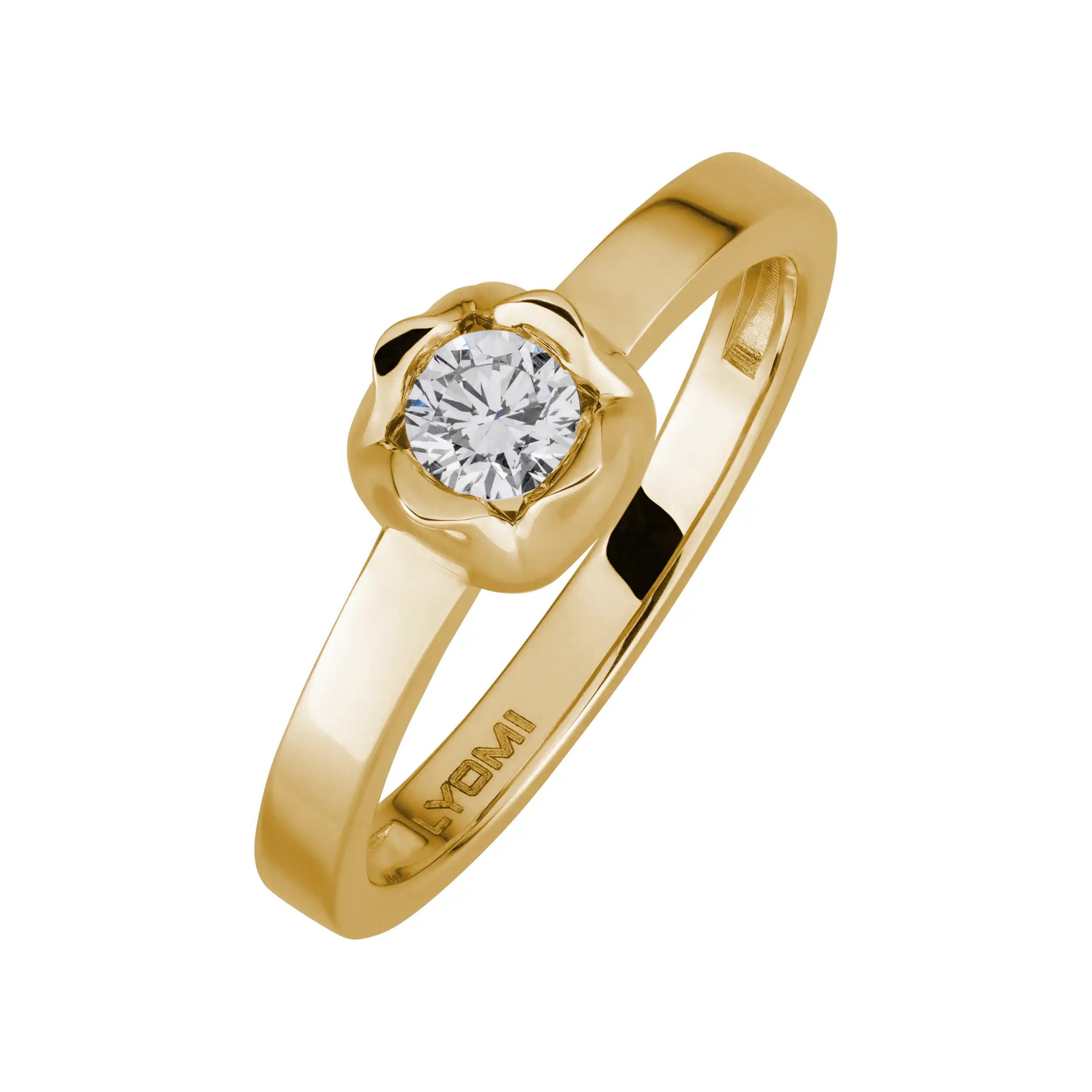 Gold Ring Diamant 0,25ct Zehra - Floral