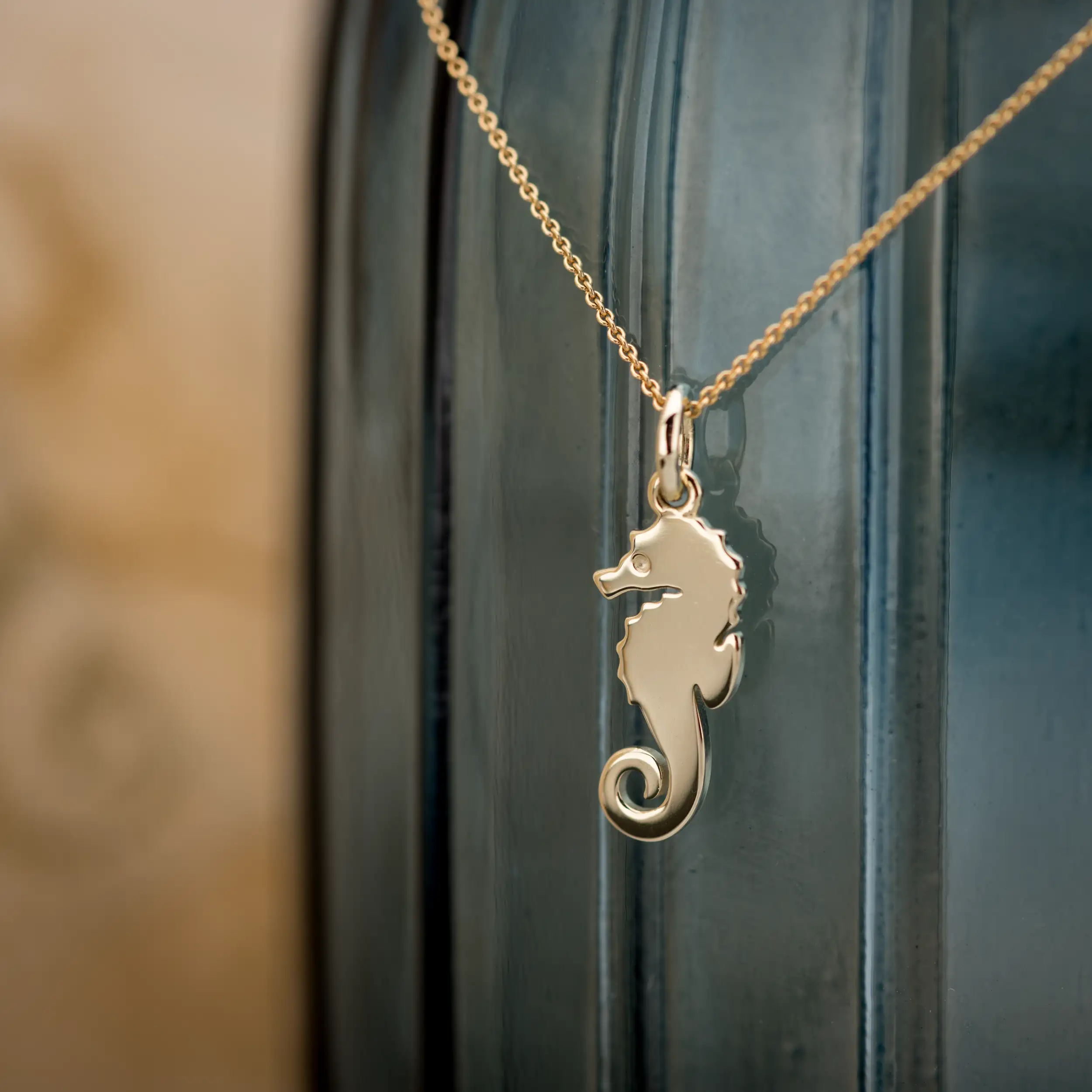 Gold Anhänger Seepferdchen - Symbole