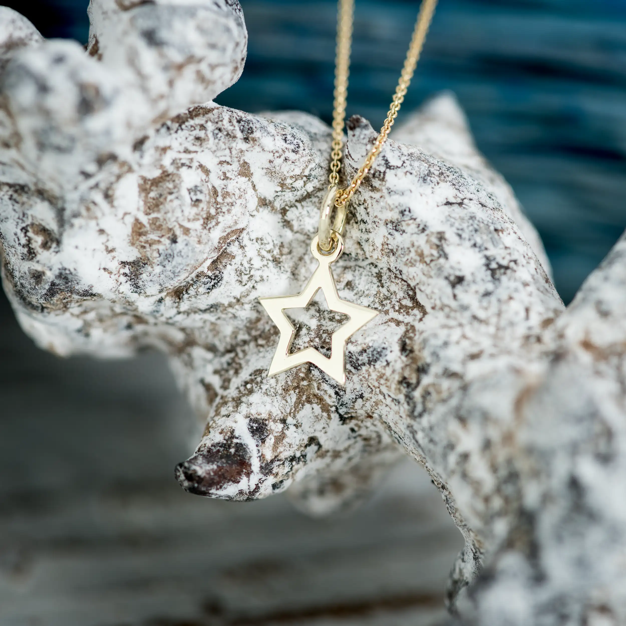 Gold Anhänger Stern - Symbole