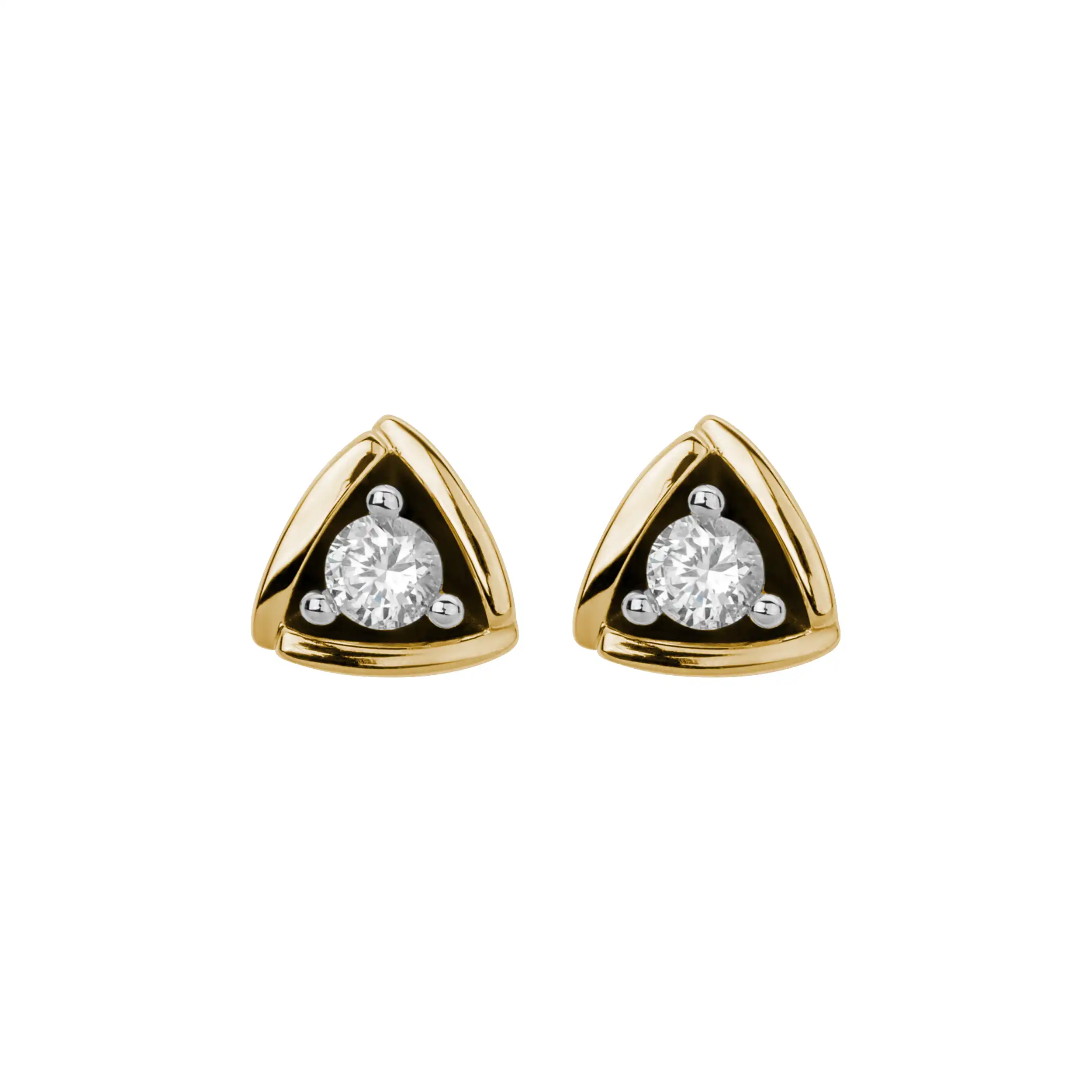 Gold Ohrschmuck Diamant 0,10ct Maylea - Floral