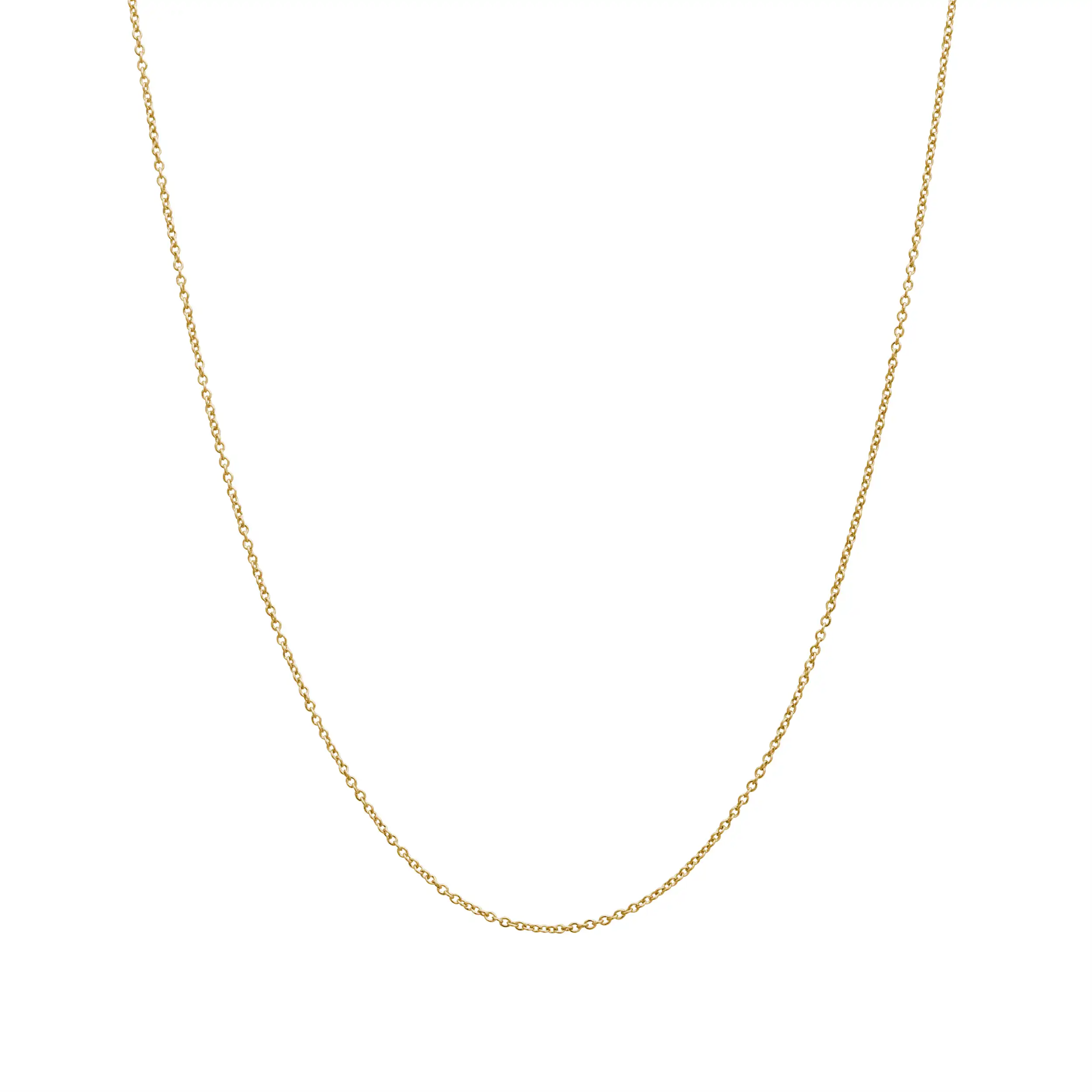 9 Karat Gold Kette mit Federring