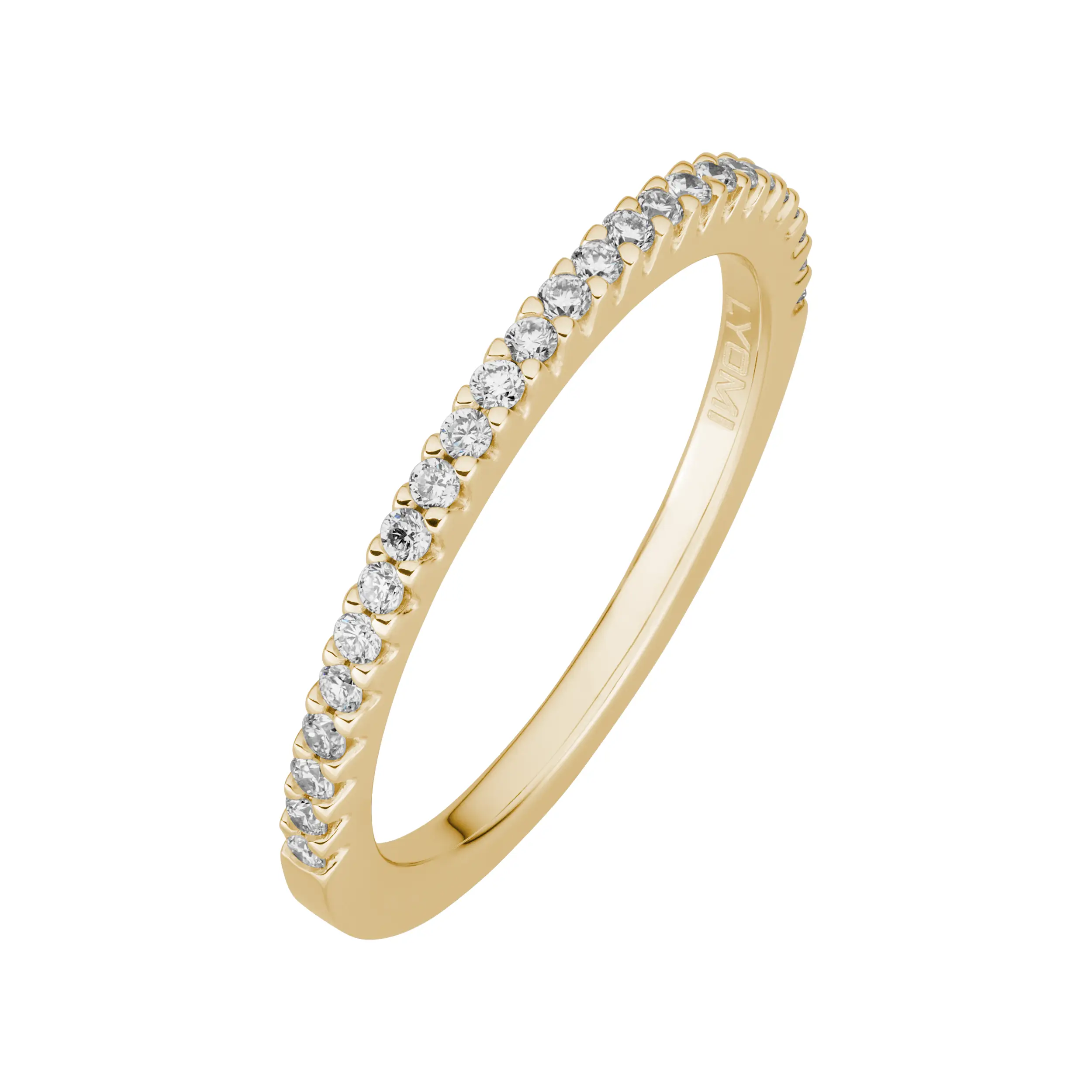 Gold Ring Diamant 0,28ct Memoire - Klassiker