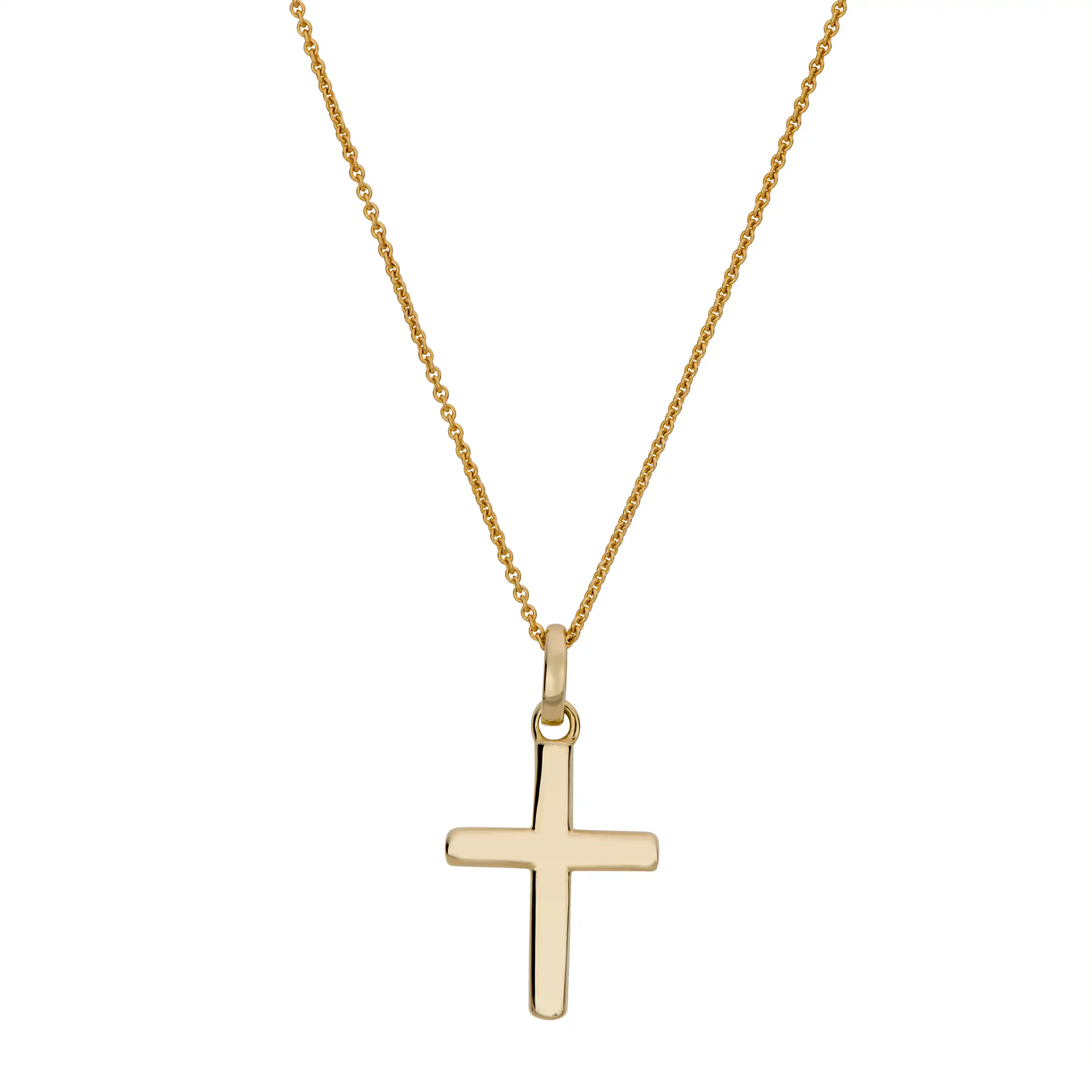 Gold Anhänger Kreuz - Symbole