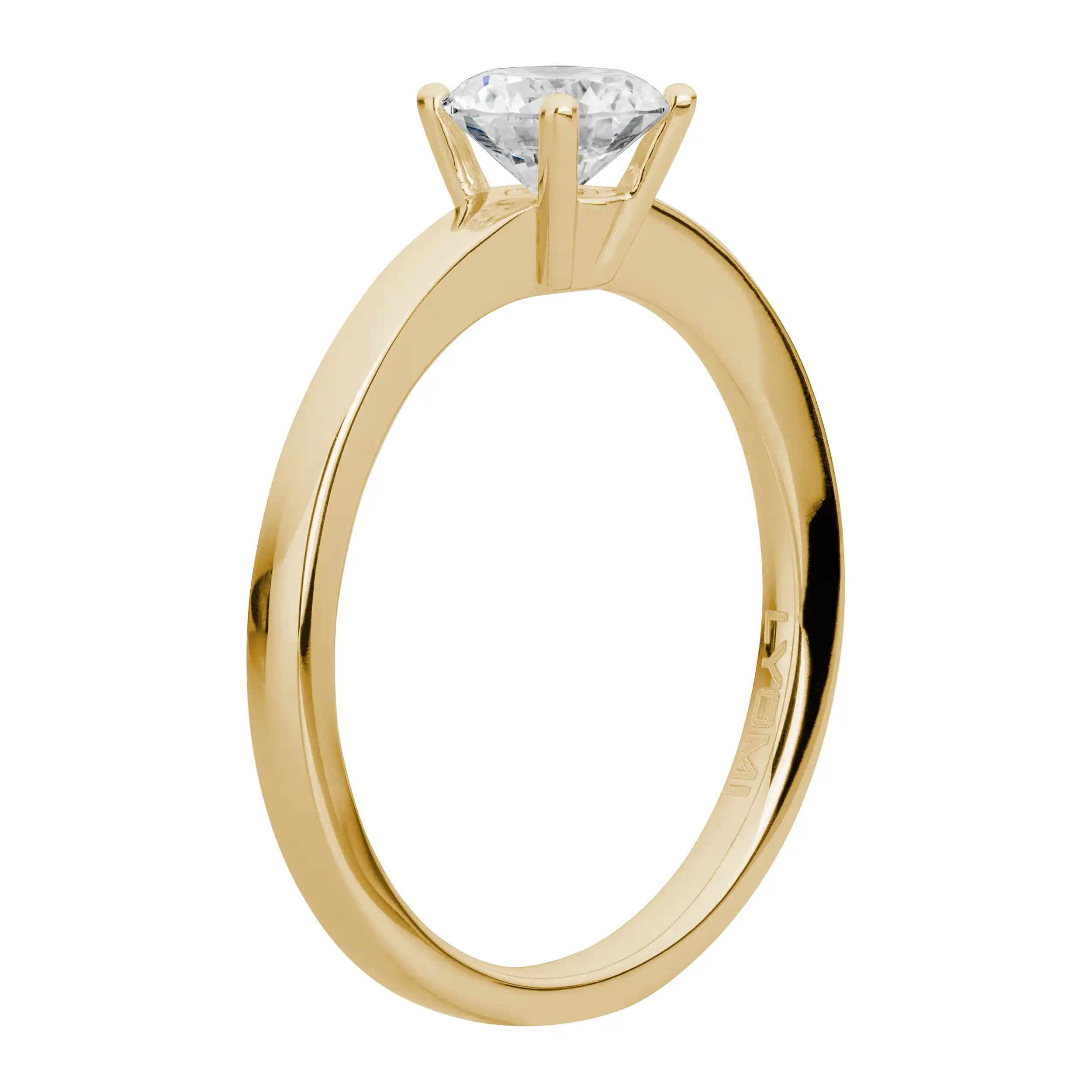 Gold Ring Diamant 0.75ct 4er Krappenfassung Solitär - Klassiker