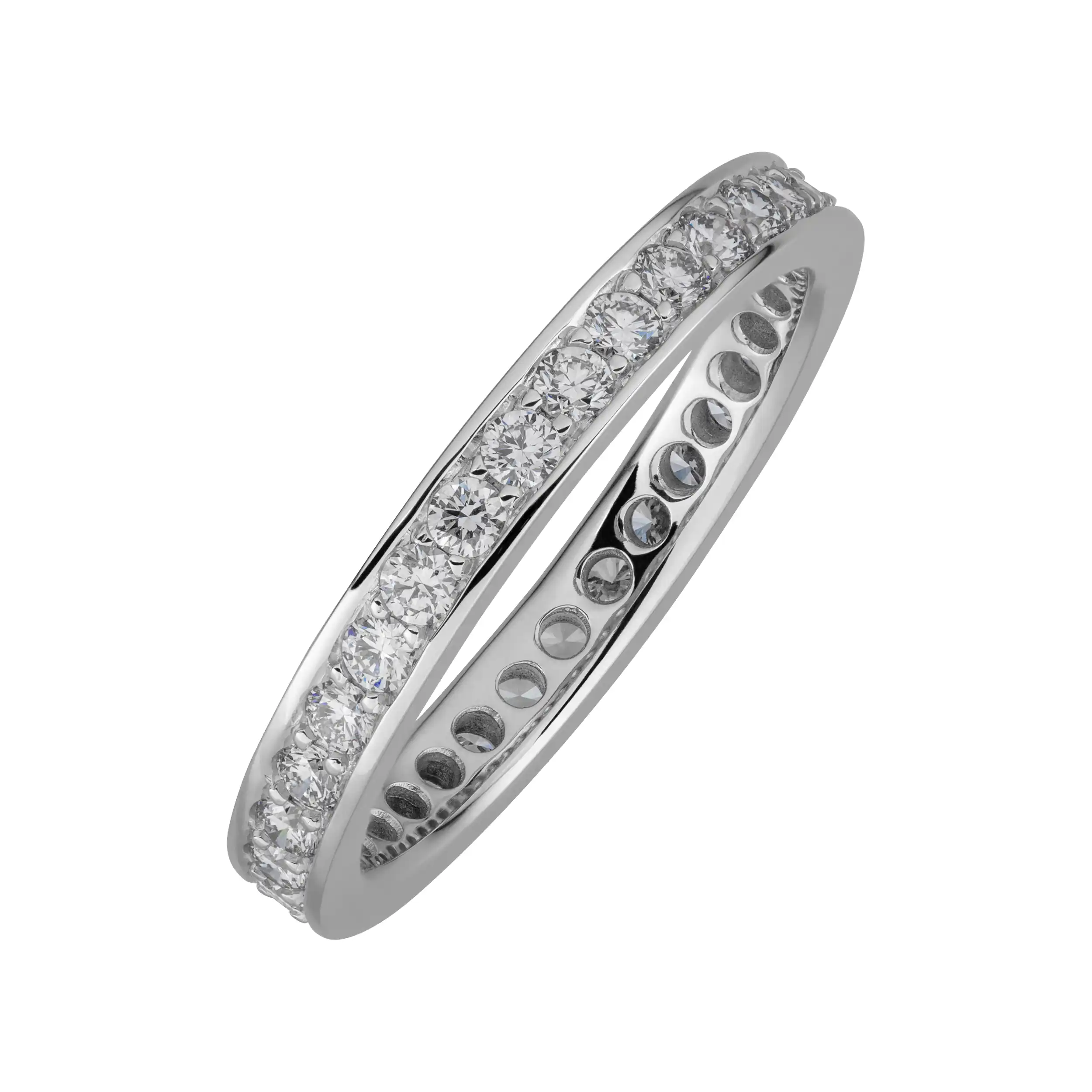 Gold Ring Diamant 0,90ct Memoire  - Klassiker