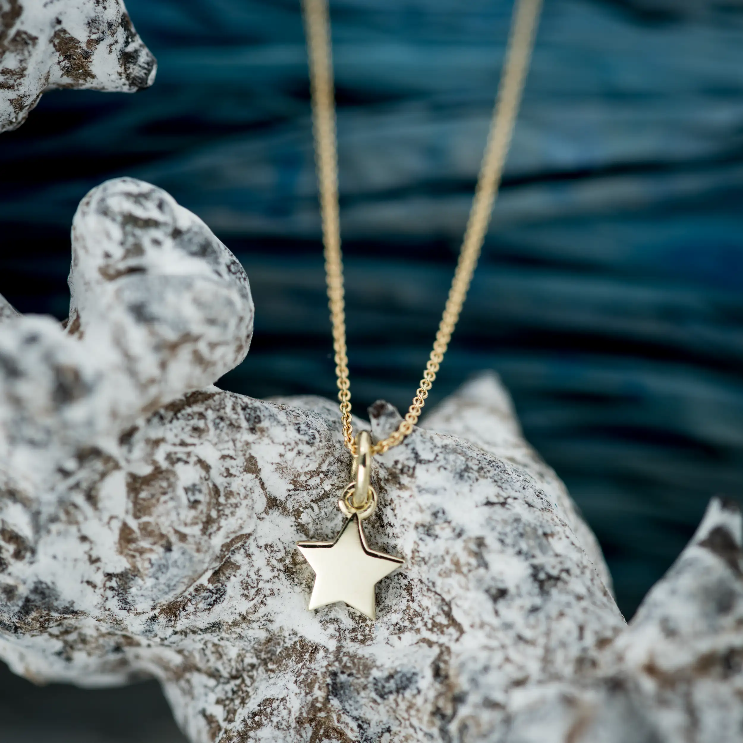 Gold Anhänger kleiner Stern - Symbole