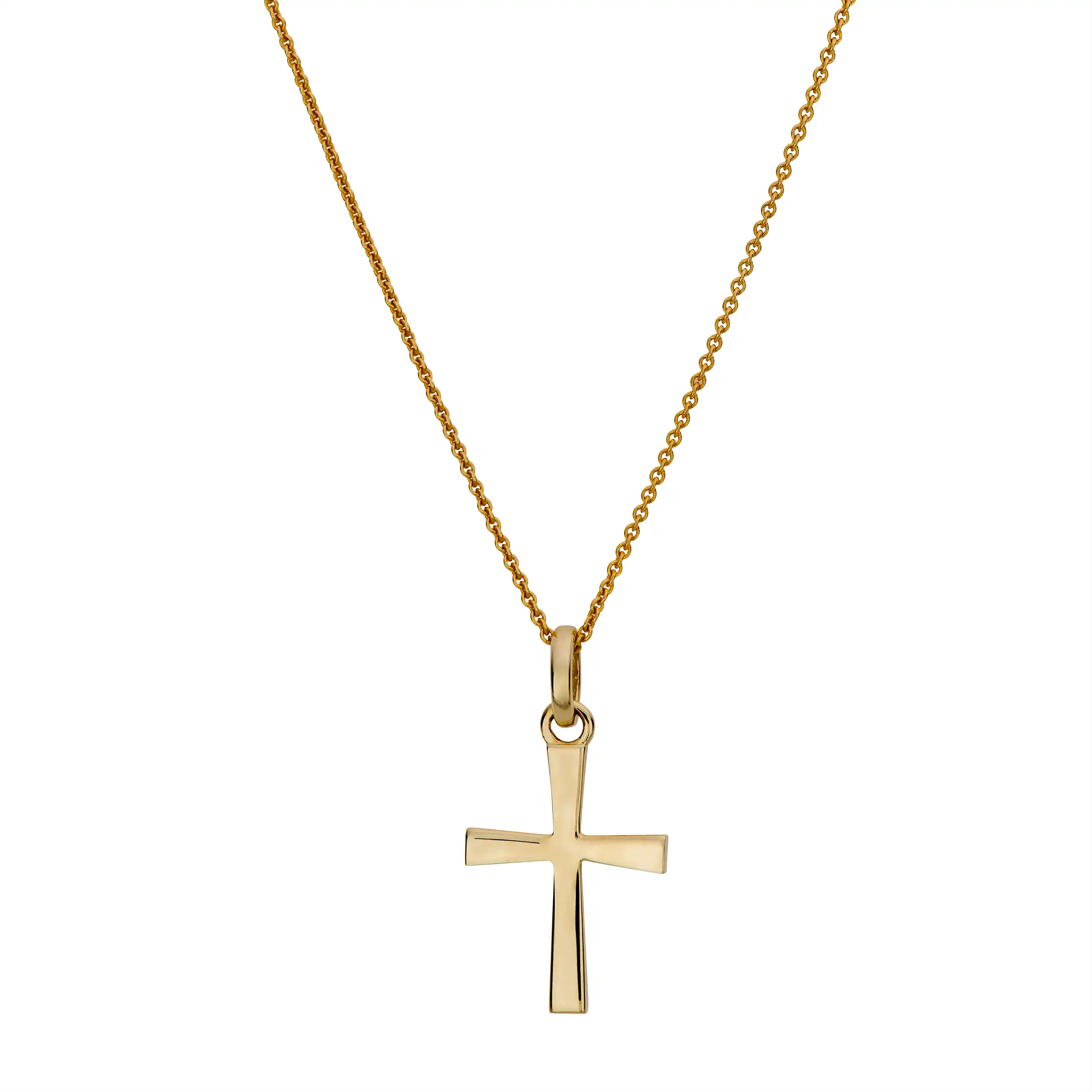 Gold Anhänger Kreuz filigran - Symbole