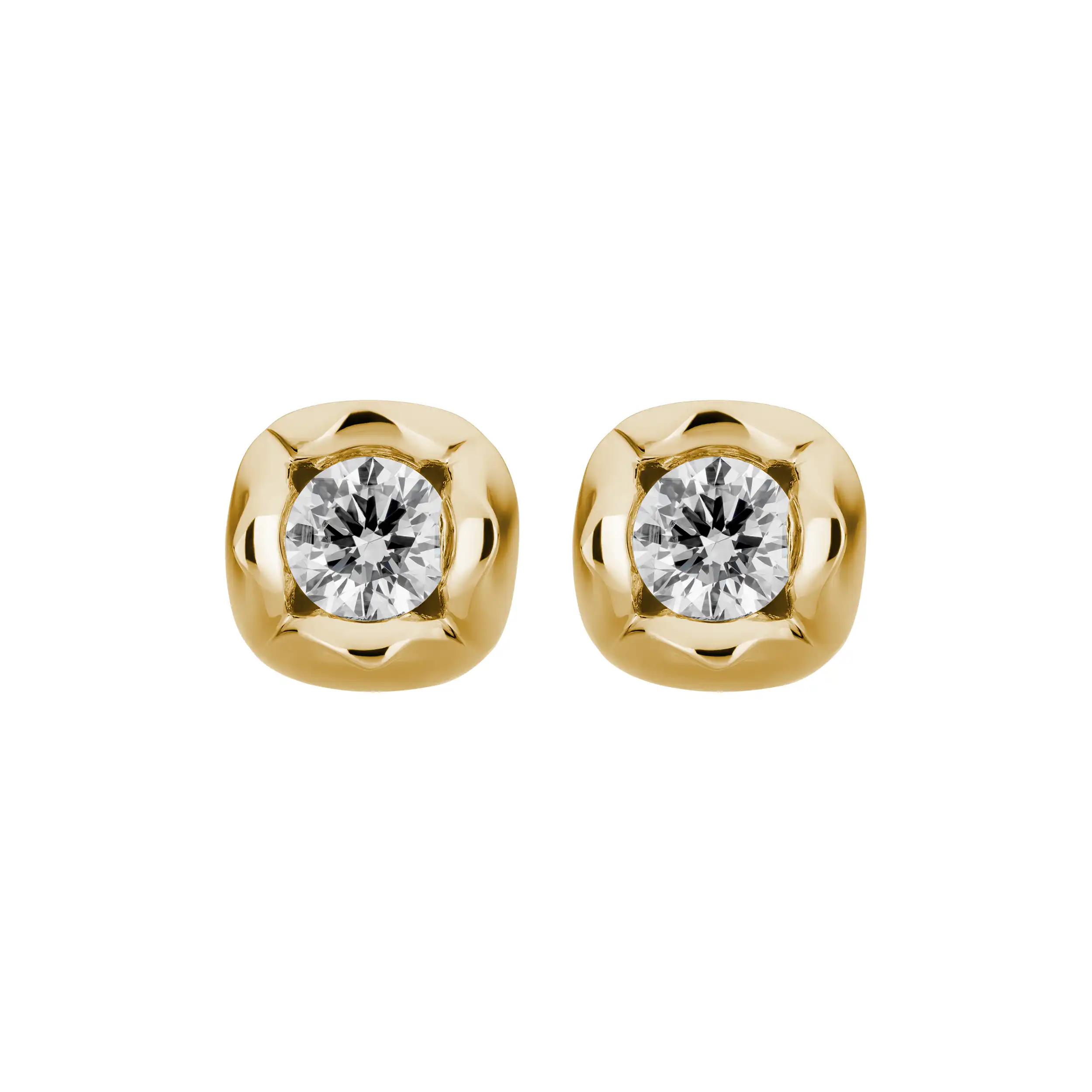 Gold Ohrschmuck Diamant 0,20ct Zehra - Floral