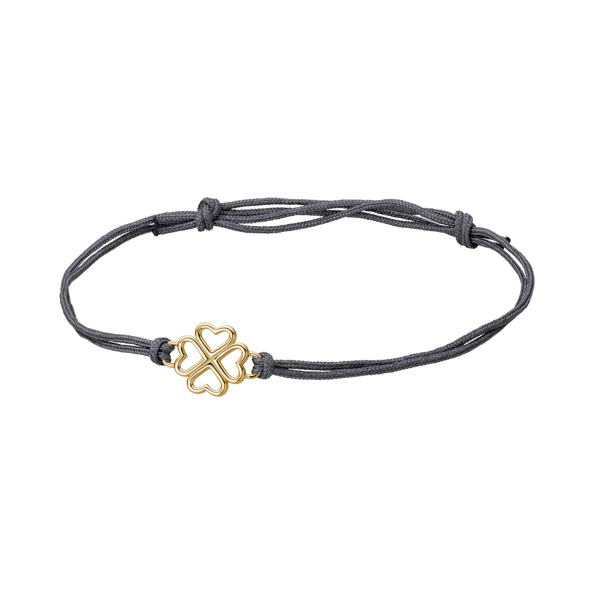 Gold Armband Kleeblatt Silhouette-Symbole