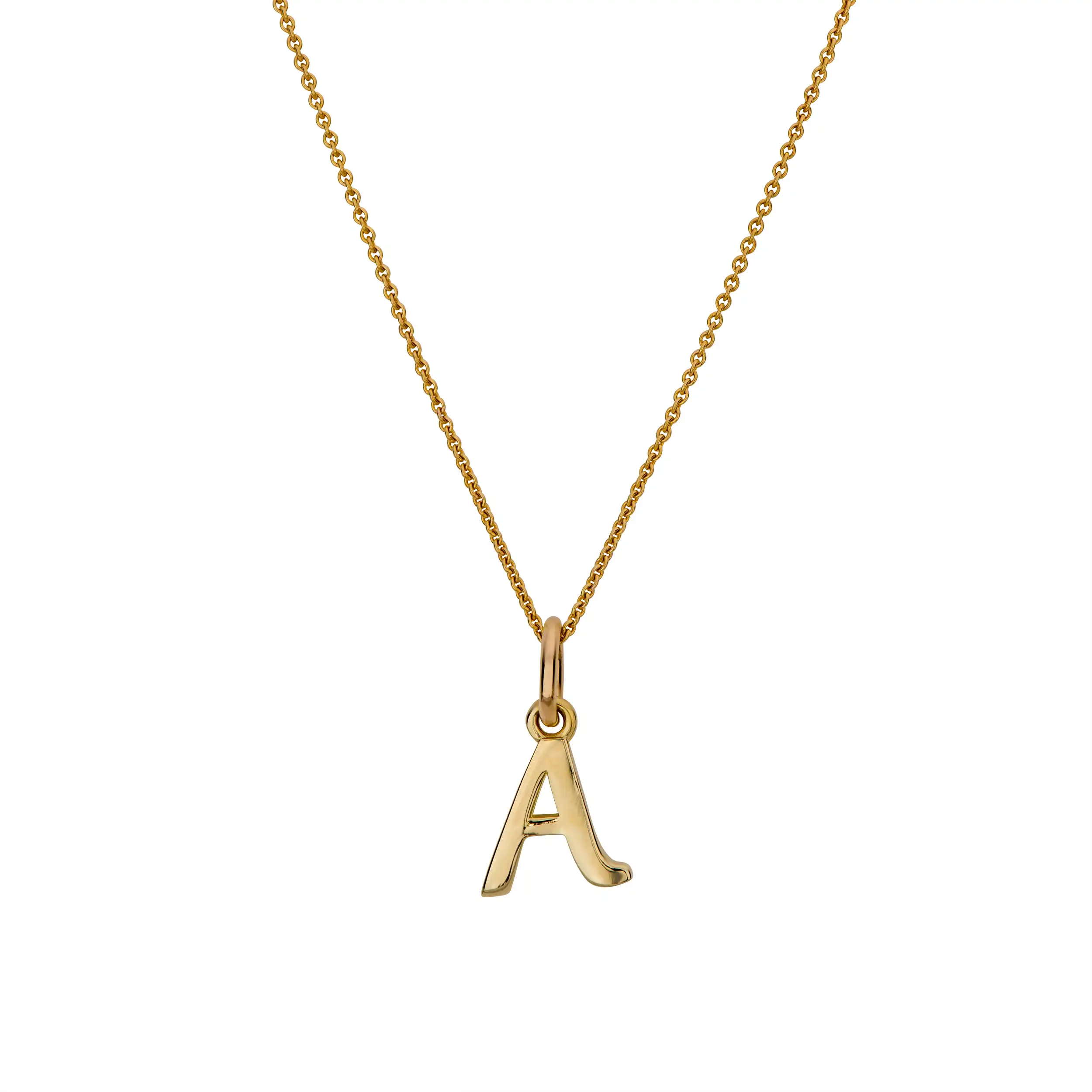 Gold Anhänger Buchstabe A - Initials