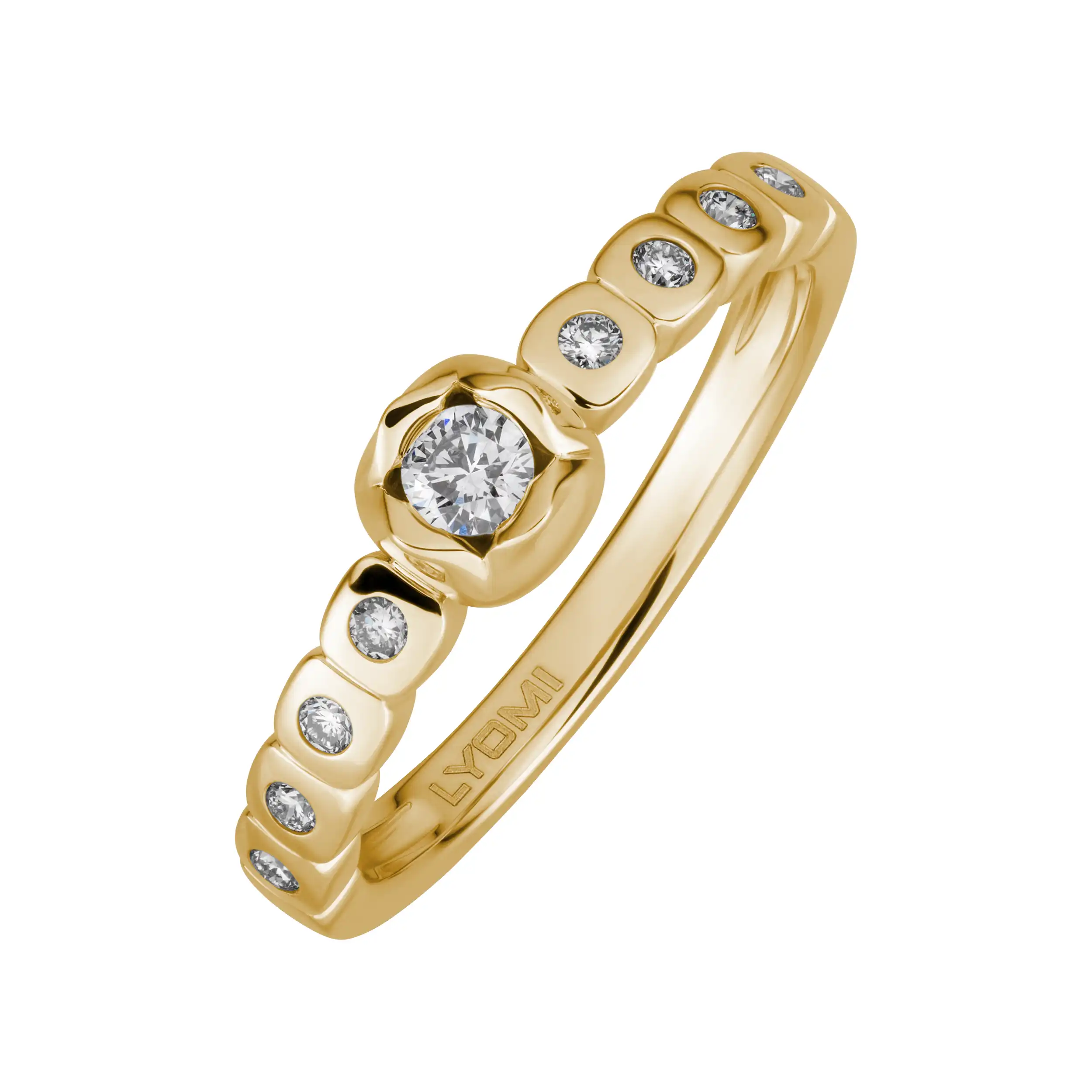 Gold Ring Diamant 0,21ct Zehra - Floral