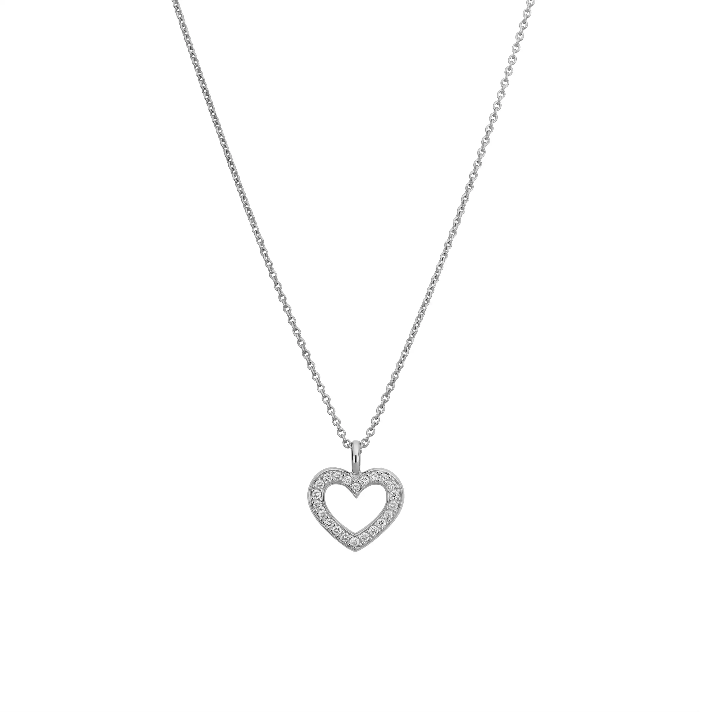 Gold Anhänger Herz Diamant 0,15ct - Symbole