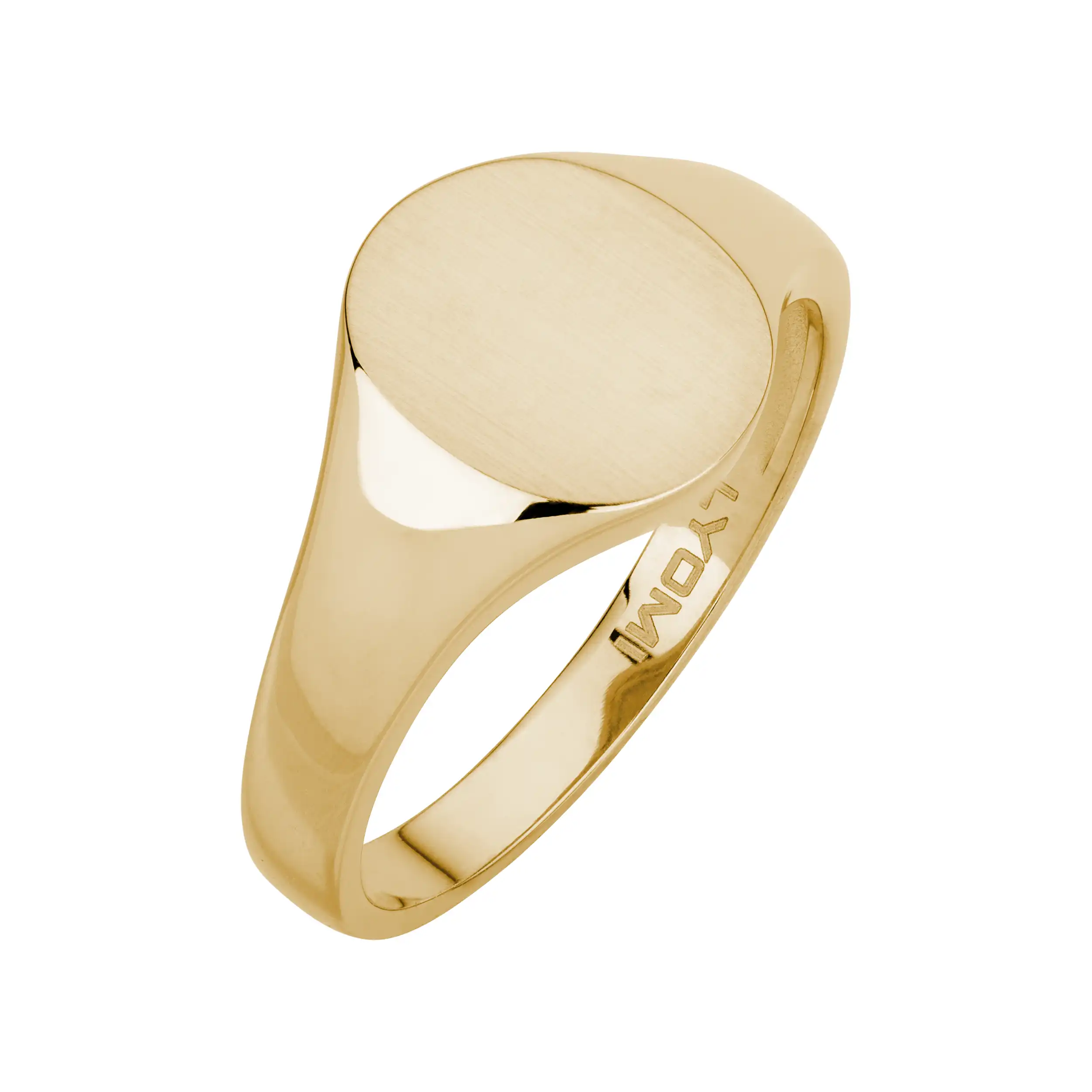 Gold Ring Siegelring oval - Klassiker