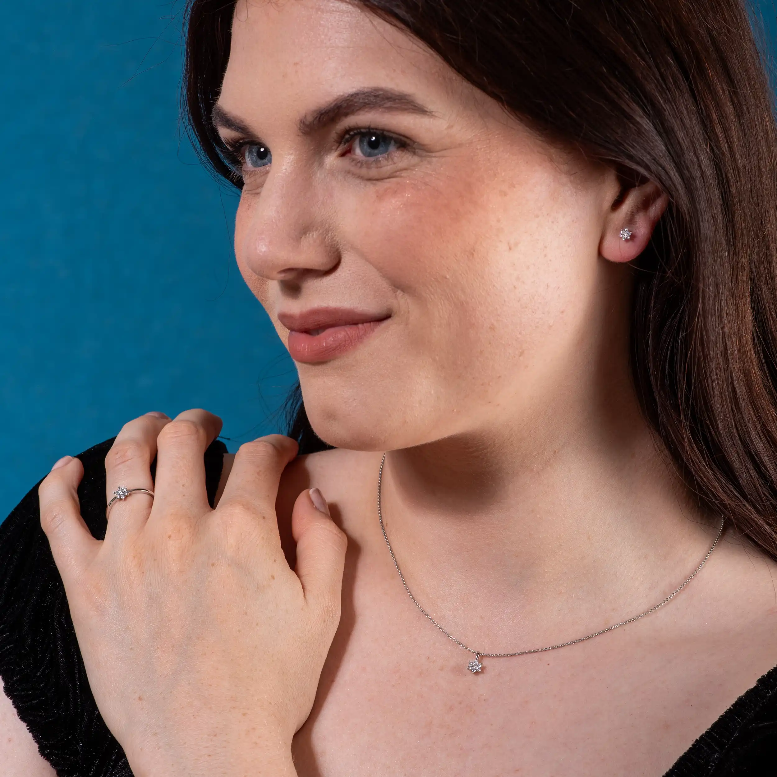 Gold Blume Diamant - Klassiker