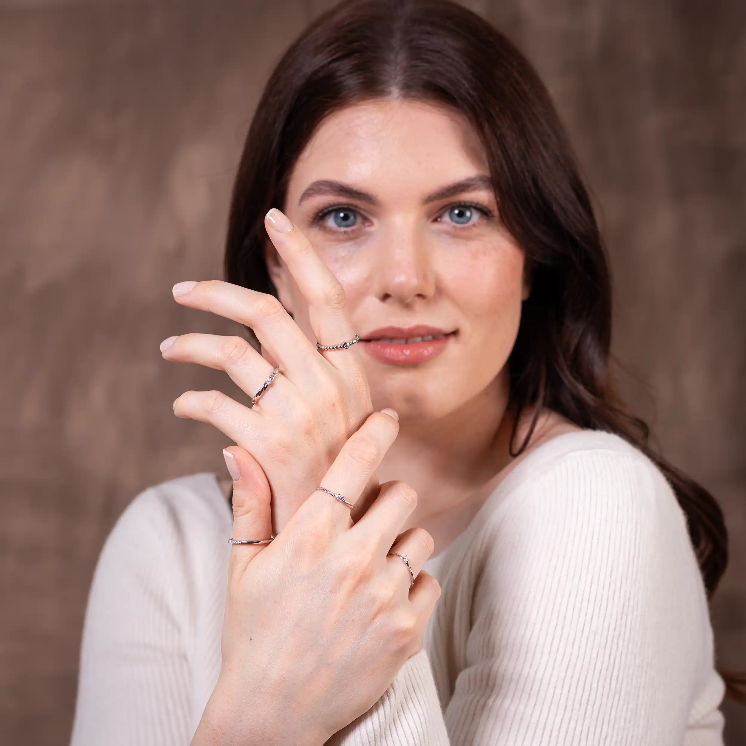 Gold Ring Diamant - Klassiker