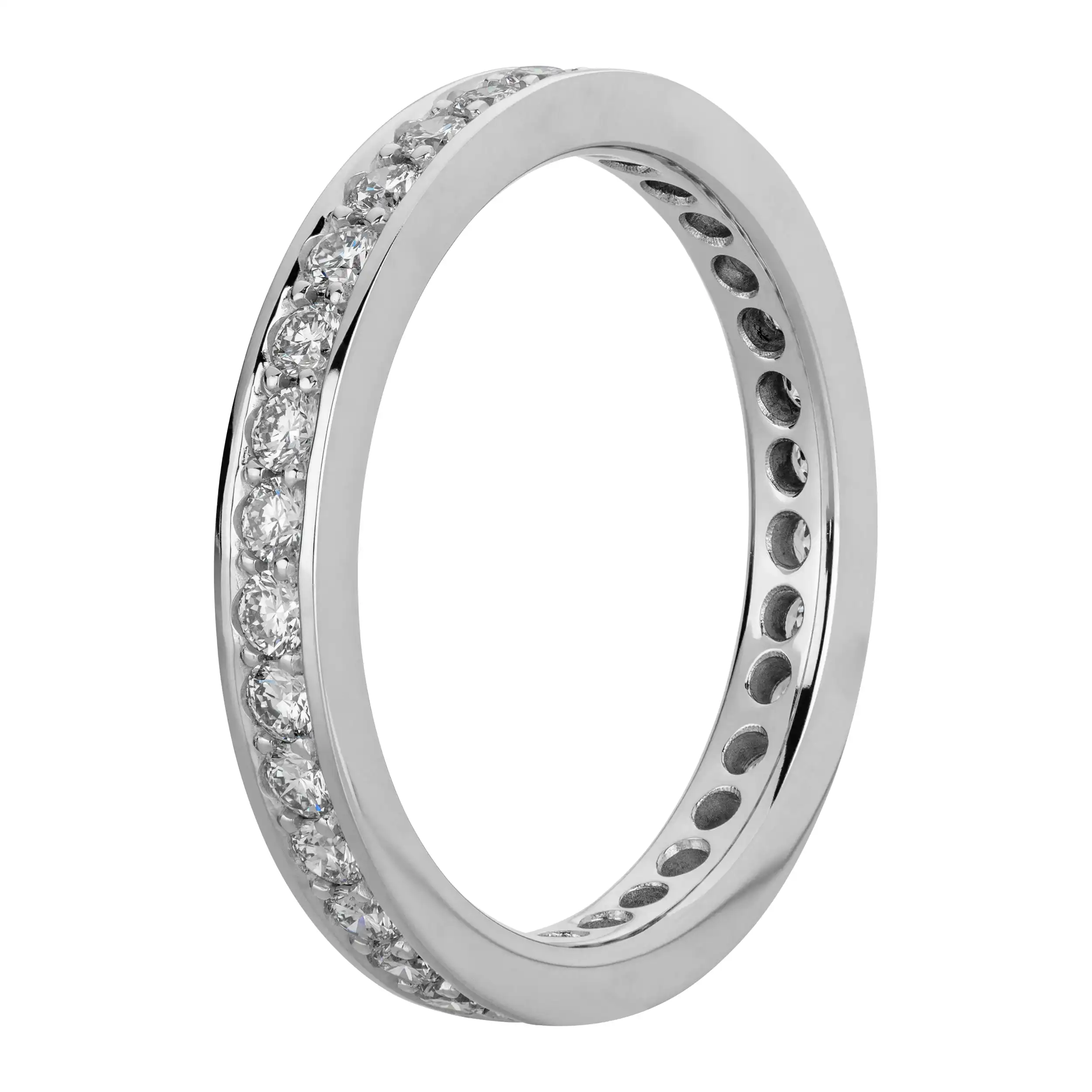 Gold Ring Diamant 0,90ct Memoire  - Klassiker
