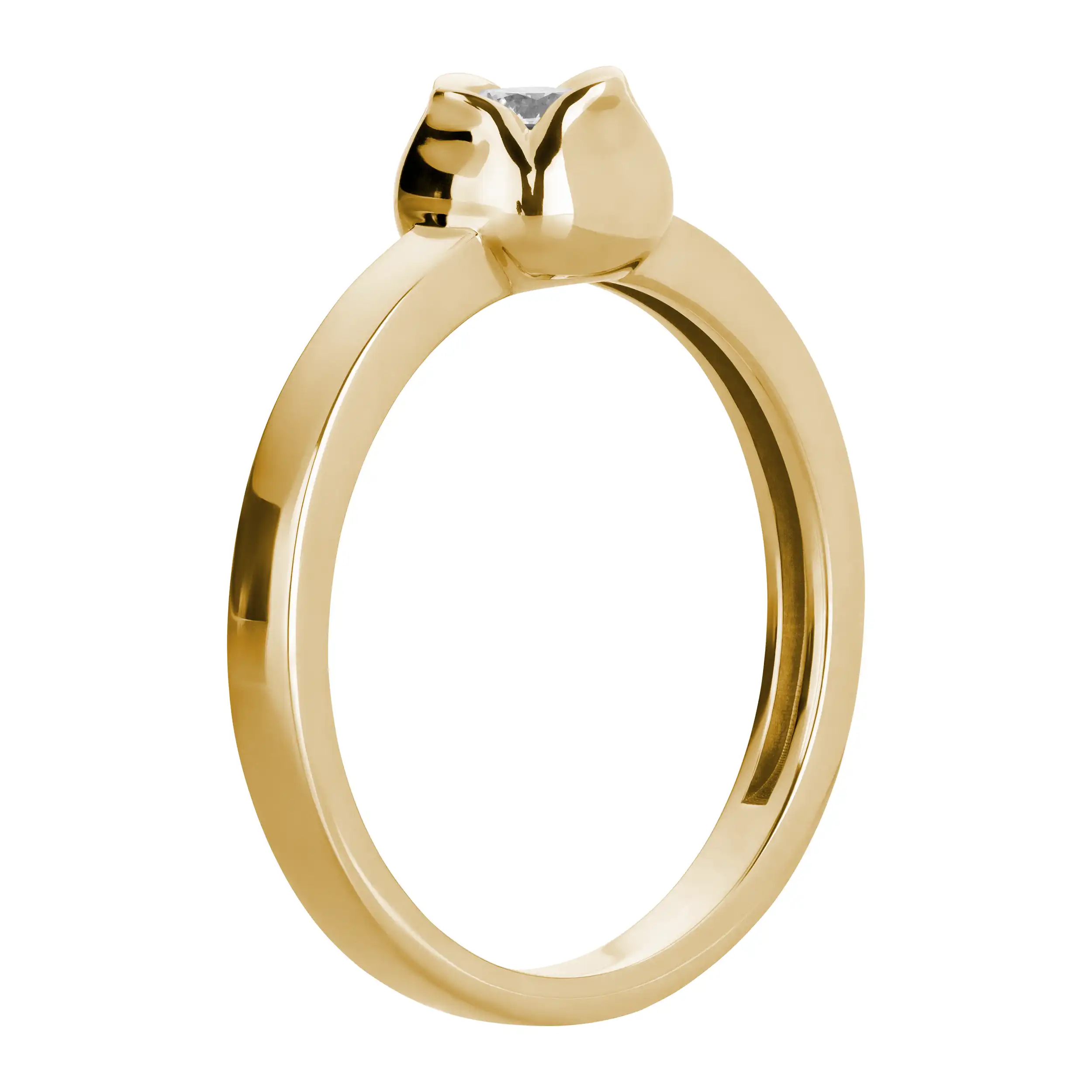 Gold Ring Diamant 0,25ct Zehra - Floral